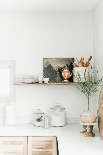 Creating A Floating Shelf- Kitchen – Cottonwood Shanty