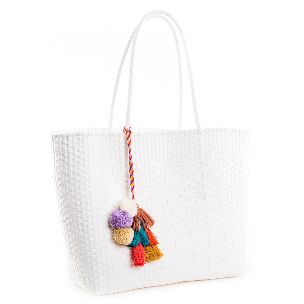 Cloud Woven Tote Bag & Tassel – Cottonwood Shanty