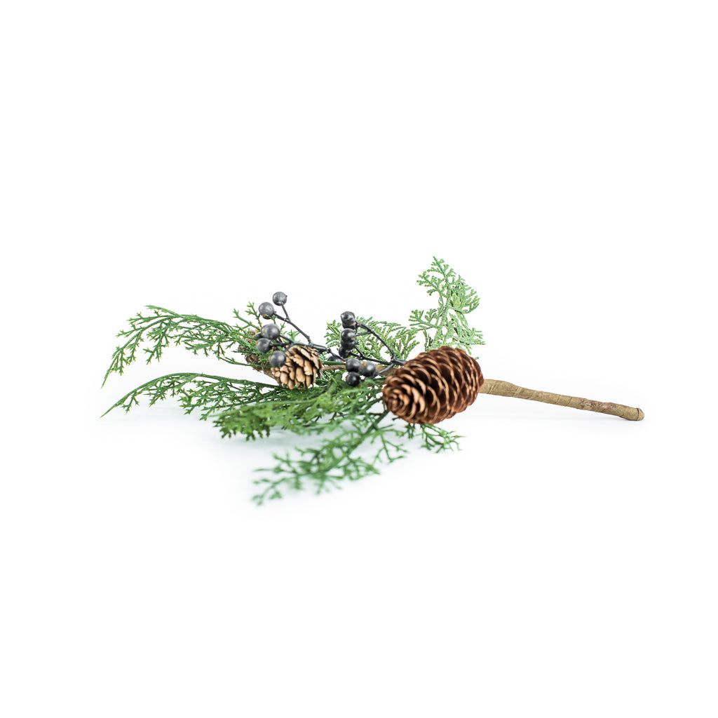 Snowy Pine W/ Pinecone Spray – Cottonwood Shanty
