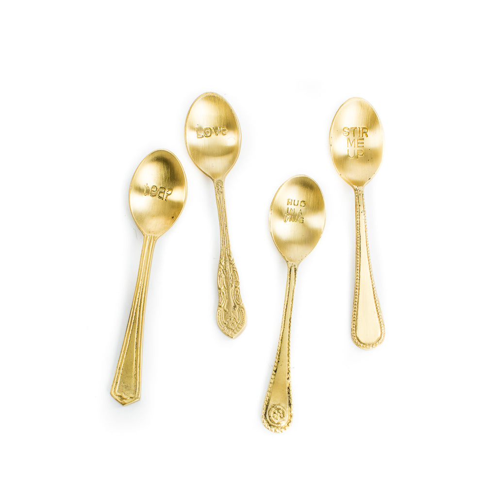 Brass Olive Spoon